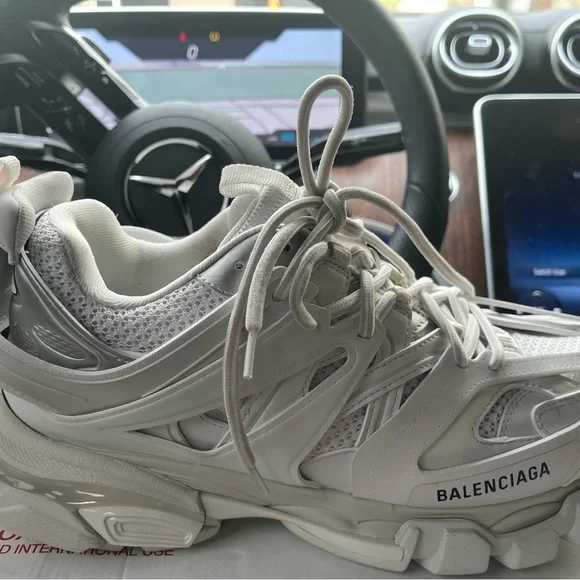 Balenciaga | Shoes | Brand New Never Wore Size 44 All White Track 